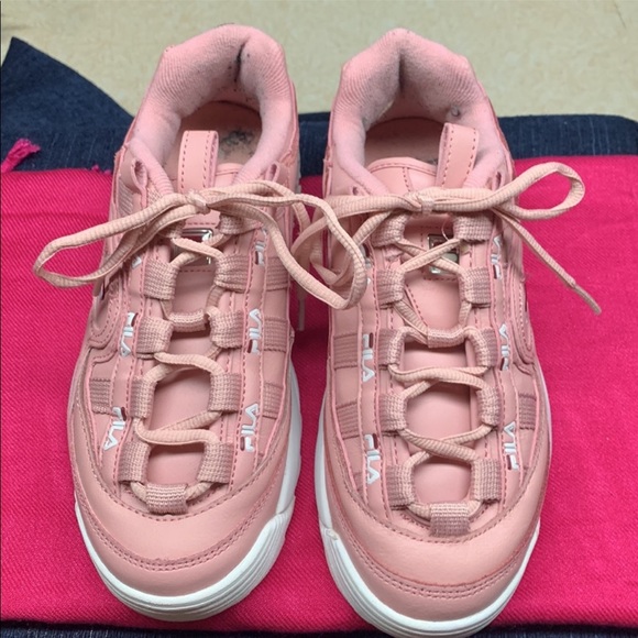 FILA Disruptor 2 Embroidery Pink Womens Shoes - PINK | Tillys